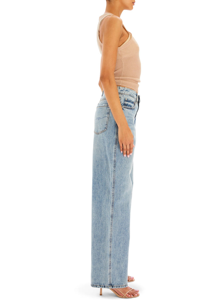 Cyrus Mid Rise Boyfriend Jean