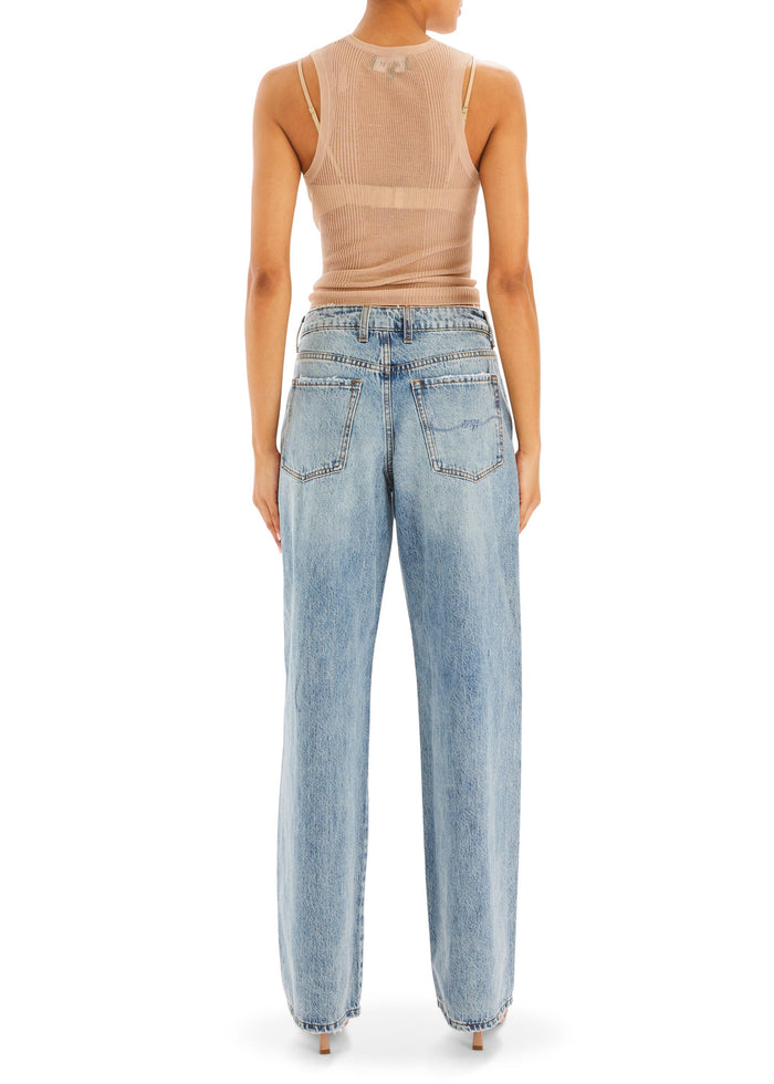 Cyrus Mid Rise Boyfriend Jean