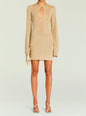 Emeri Metallic Knit Mini Dress thumbnail image 1 of 5