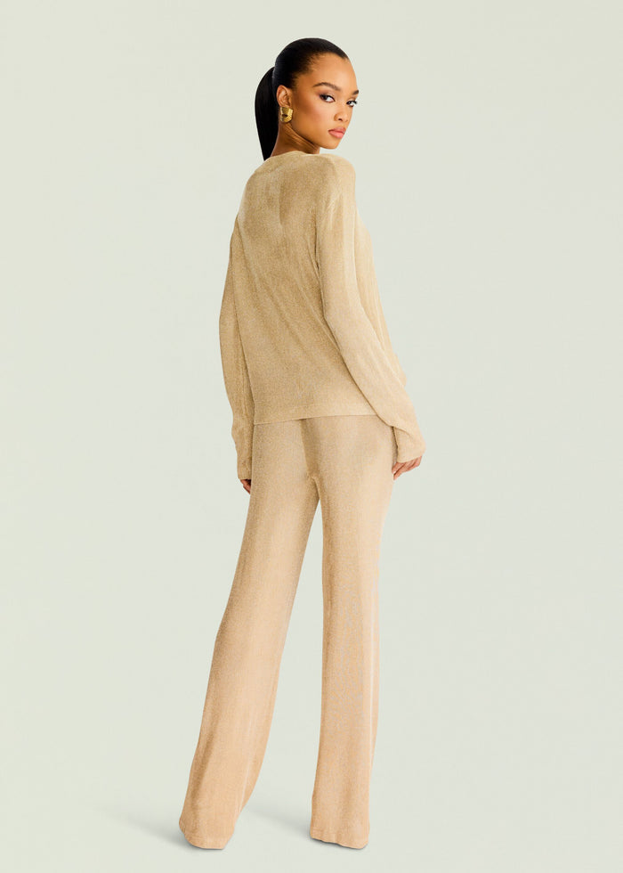Sheldon Metallic Knit Pant