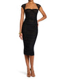 Kylie Mesh Midi Dress