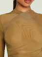 Moxey Ruched Mesh Mini Dress thumbnail image 2 of 5