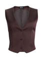 Edwina Satin Vest