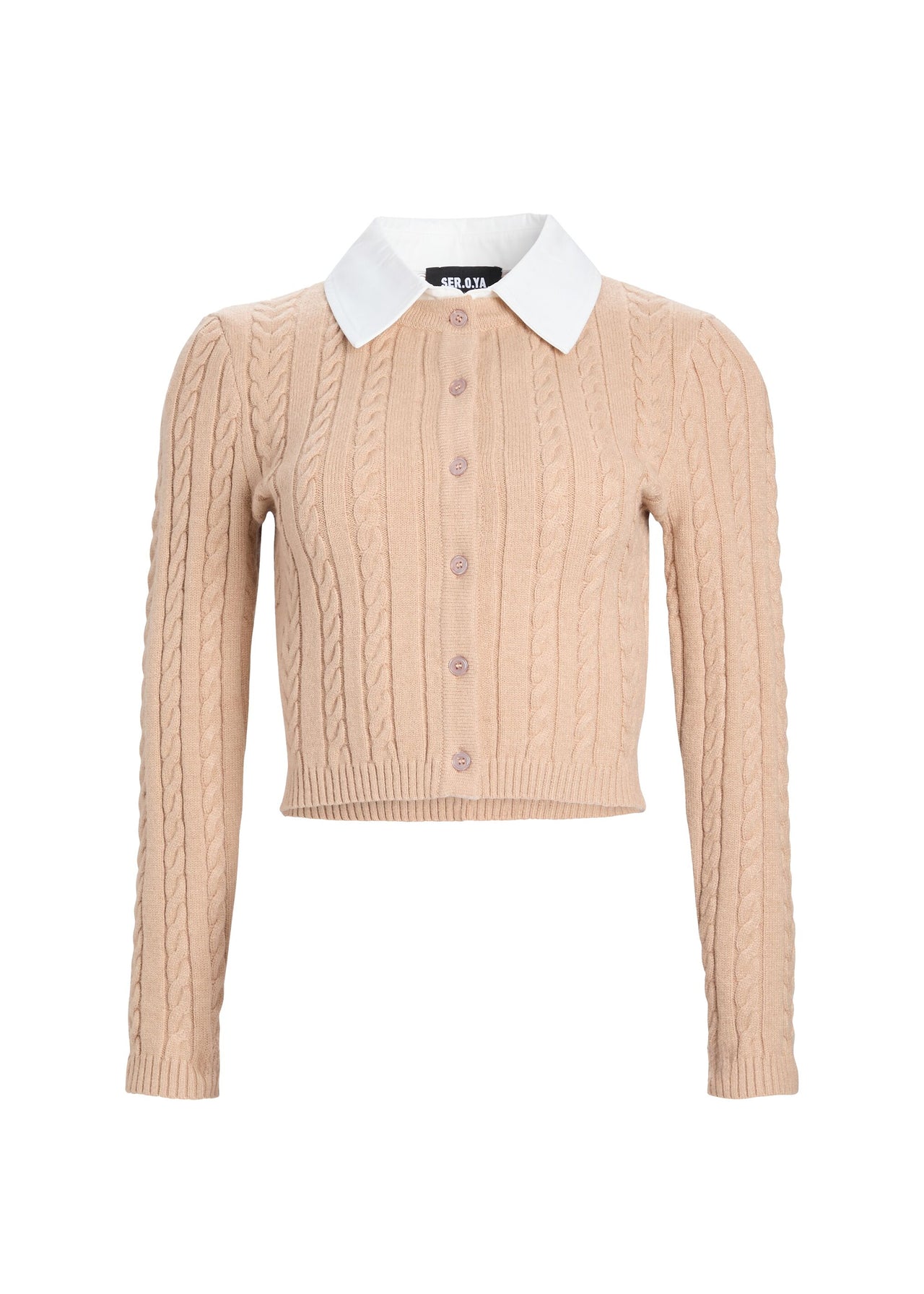 Eloise Cable Knit Cardigan – SER.O.YA