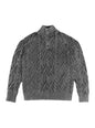 Lucas Acid Cable High Neck Sweater