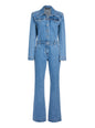 Mabel Fitted Denim Jumpsuit