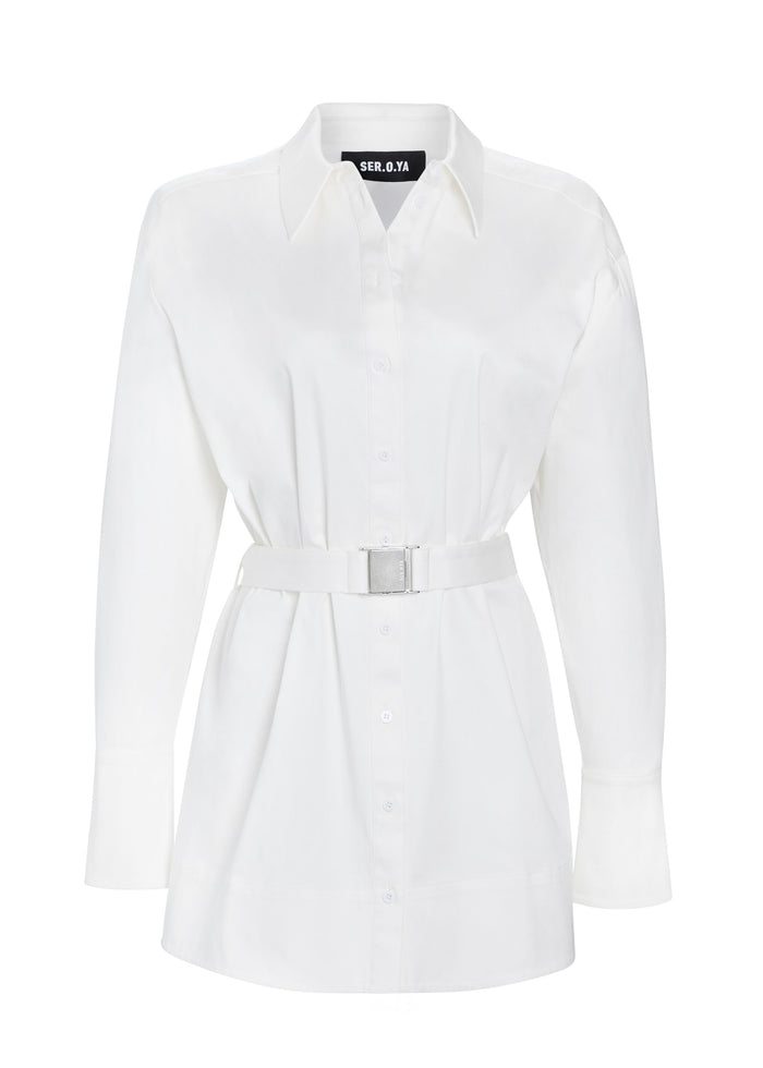 Posh Poplin Shirt Dress