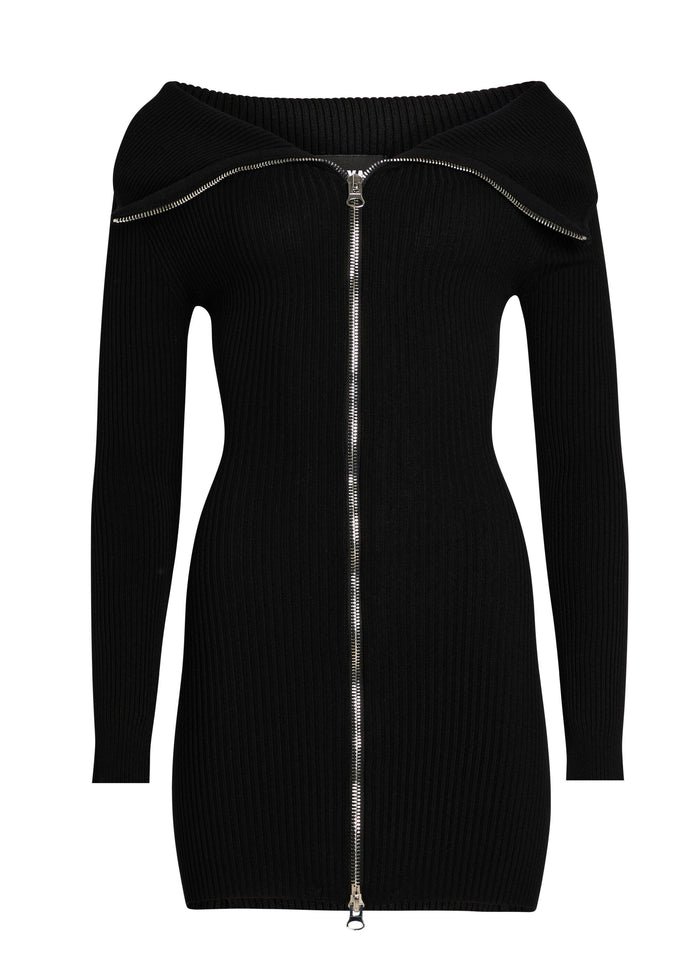 Vesper Off Shoulder Knit Mini Dress