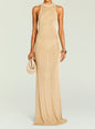 Henne Metallic Knit Maxi Dress thumbnail image 1 of 5