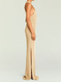 Henne Metallic Knit Maxi Dress thumbnail image 3 of 5