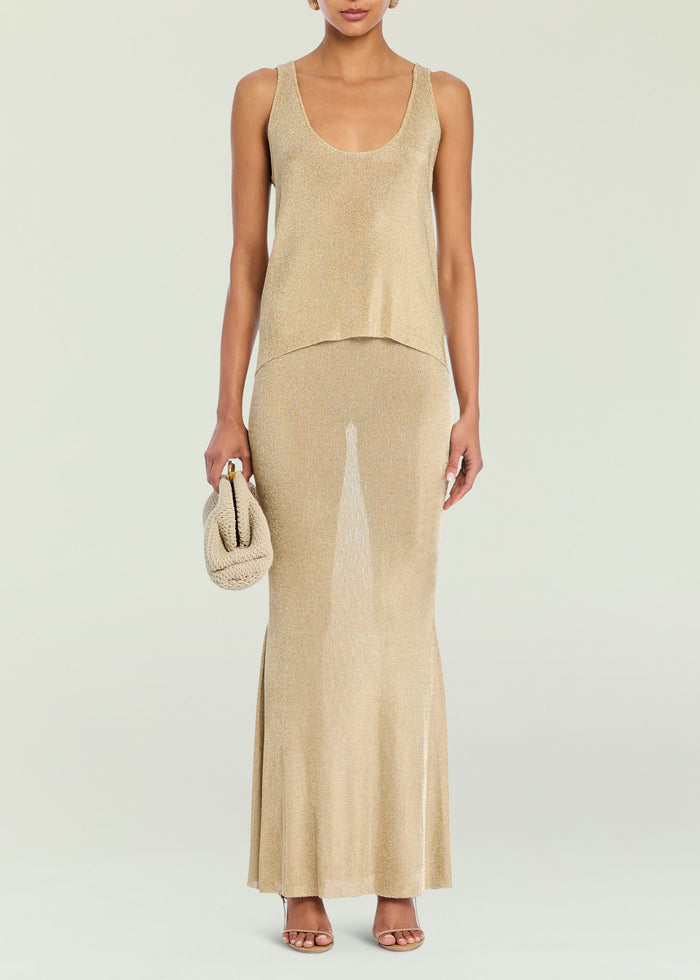 Hero Metallic Knit Tank