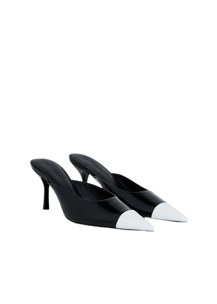 Allegra Leather Kitten Mule