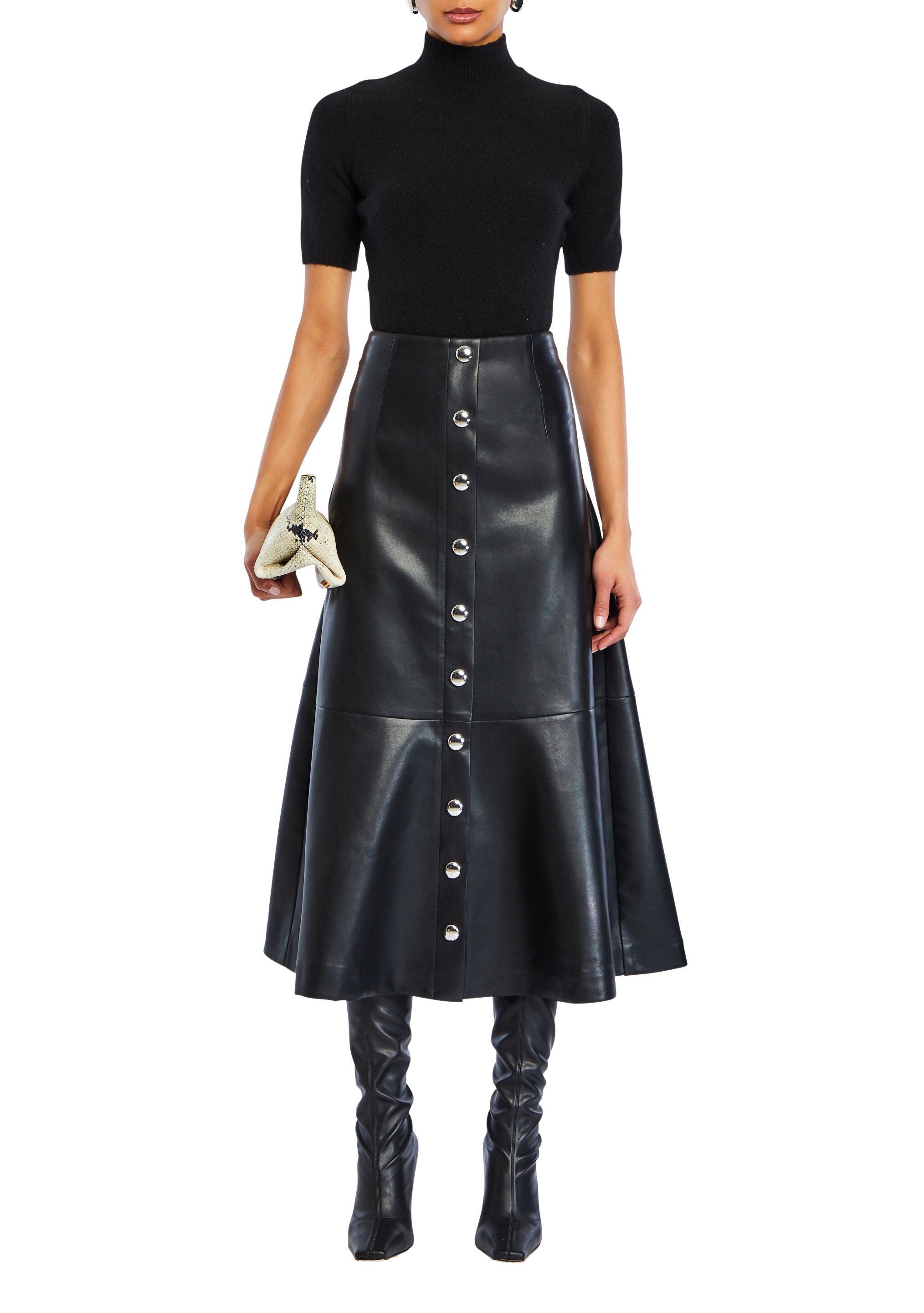 Elin Vegan Leather Skirt – SER.O.YA