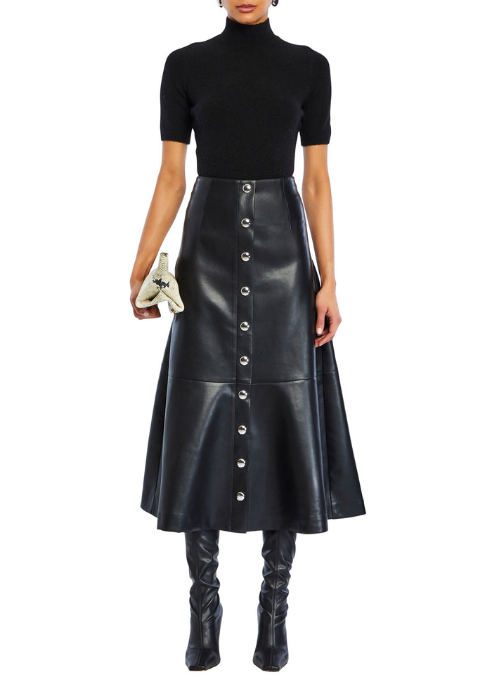 Elin Vegan Leather Skirt