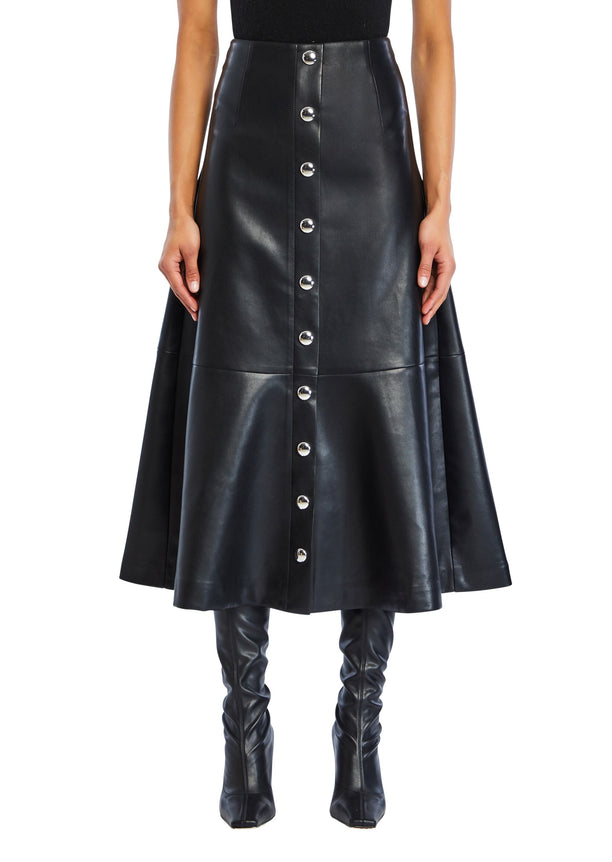 Elin Vegan Leather Skirt