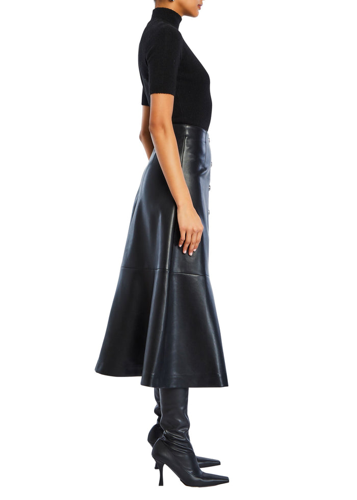 Elin Vegan Leather Skirt