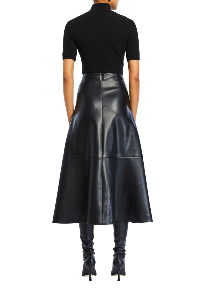 Elin Vegan Leather Skirt