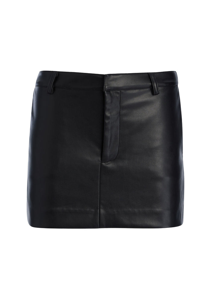 Emilia Vegan Leather Mini Skirt