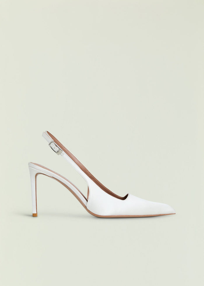 Evelyn Satin Slingback