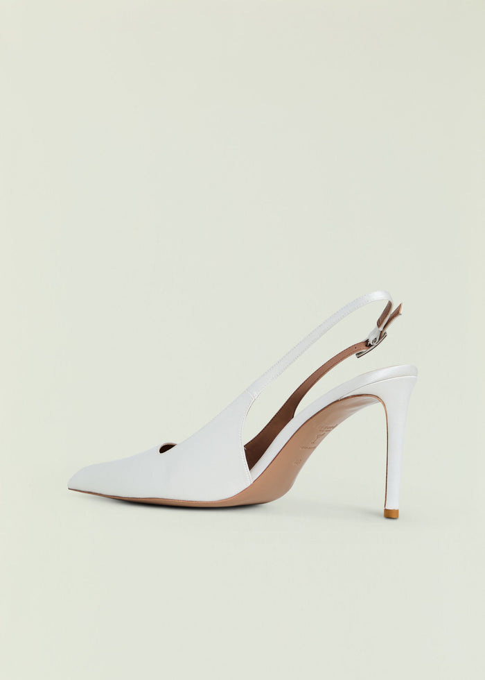 Evelyn Satin Slingback