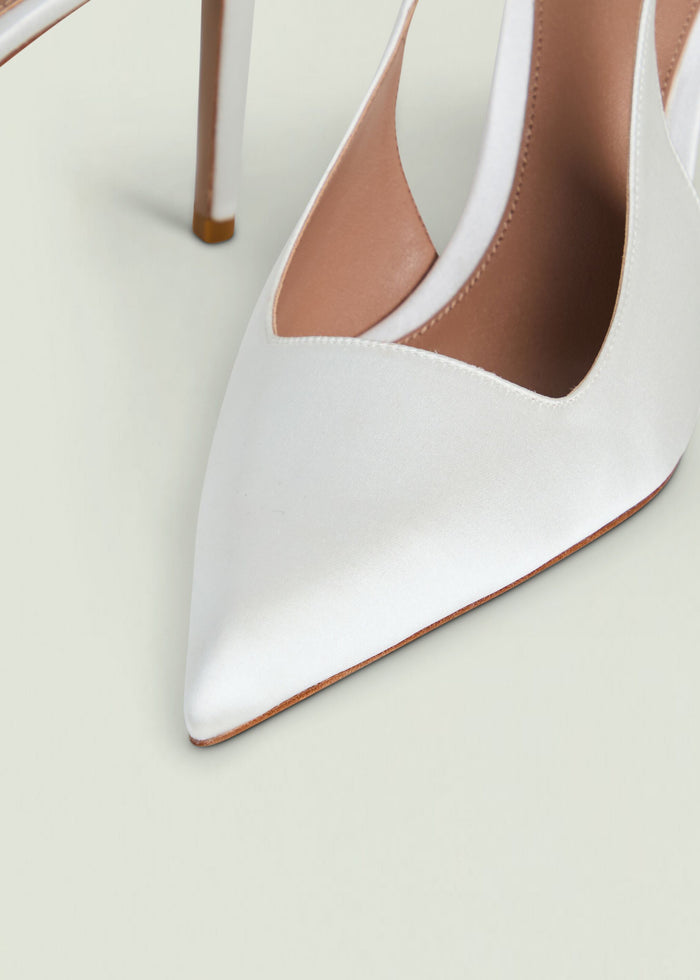 Evelyn Satin Slingback