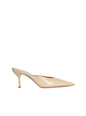 Francesca Leather Kitten Mule
