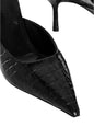 Francesca Leather Kitten Mule
