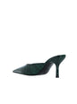 Francesca Leather Kitten Mule