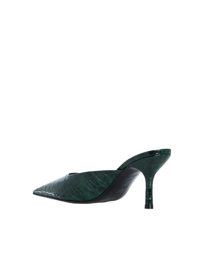 Francesca Leather Kitten Mule