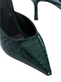 Francesca Leather Kitten Mule