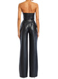 Zoe Faux Leather Jumpsuit
