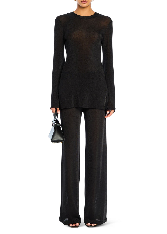 Sheldon Metallic Knit Pant