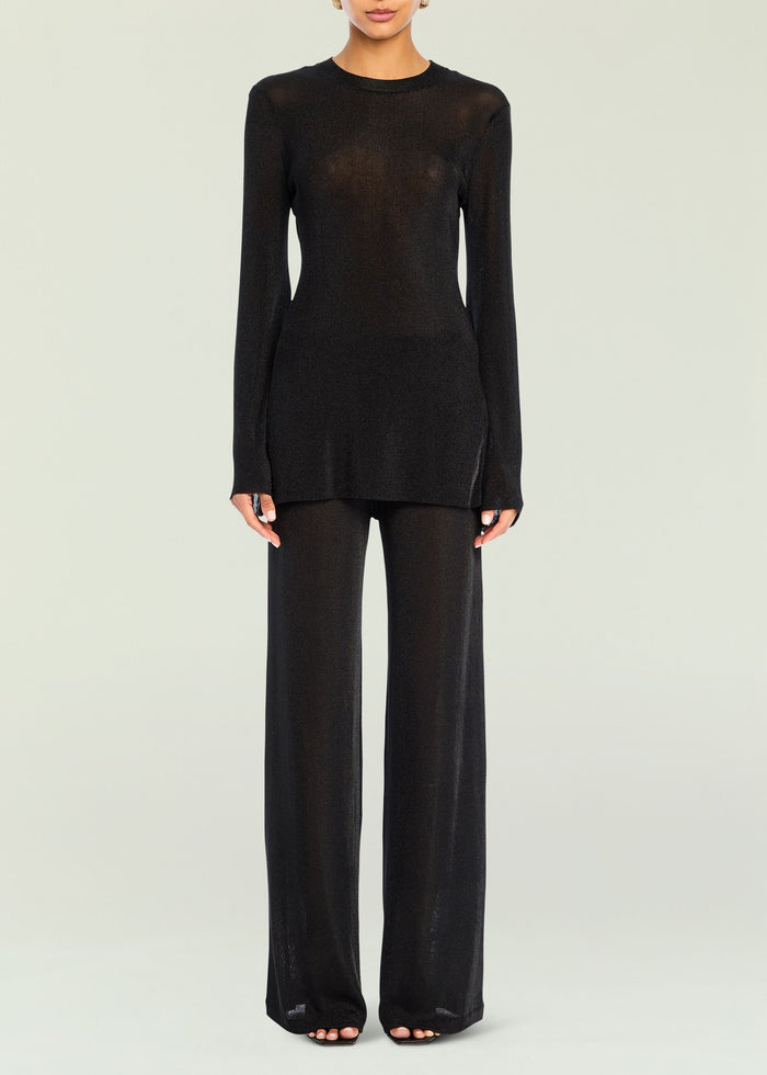 Sheldon Metallic Knit Pant