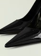 Glossy black Jasmine Heel with a pointed toe thumbnail image 4 of 4