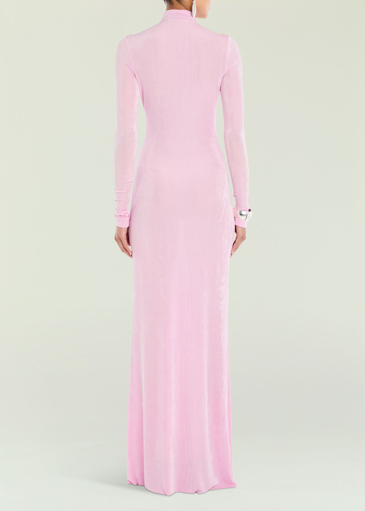 strapless open back dress Paloma One Shoulder Knit Maxi Dress with Flowers