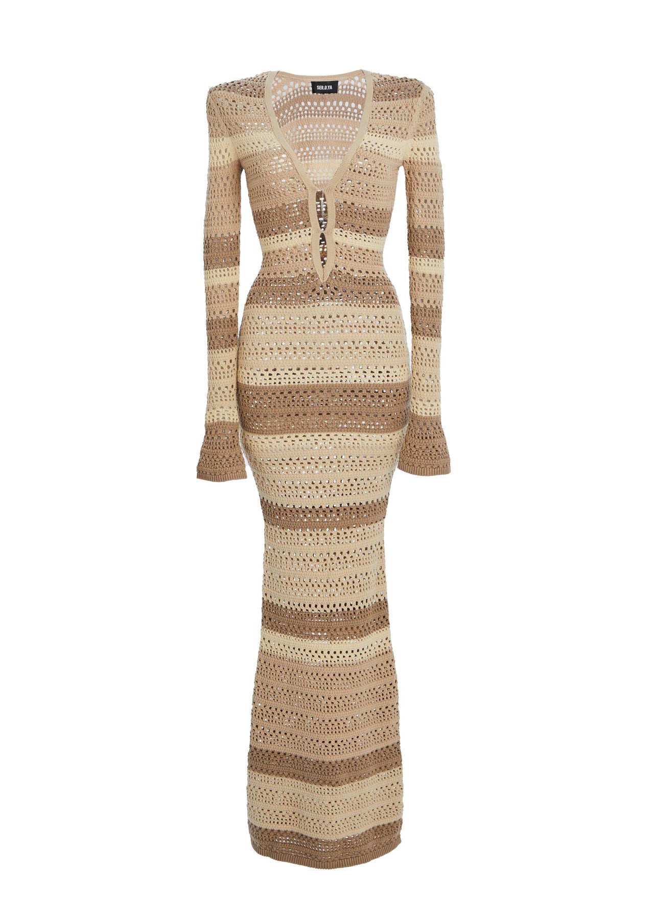 Lilith Knit Crochet Maxi Dress SEROYA Lilith Knit Crochet Maxi Dress SEROYA