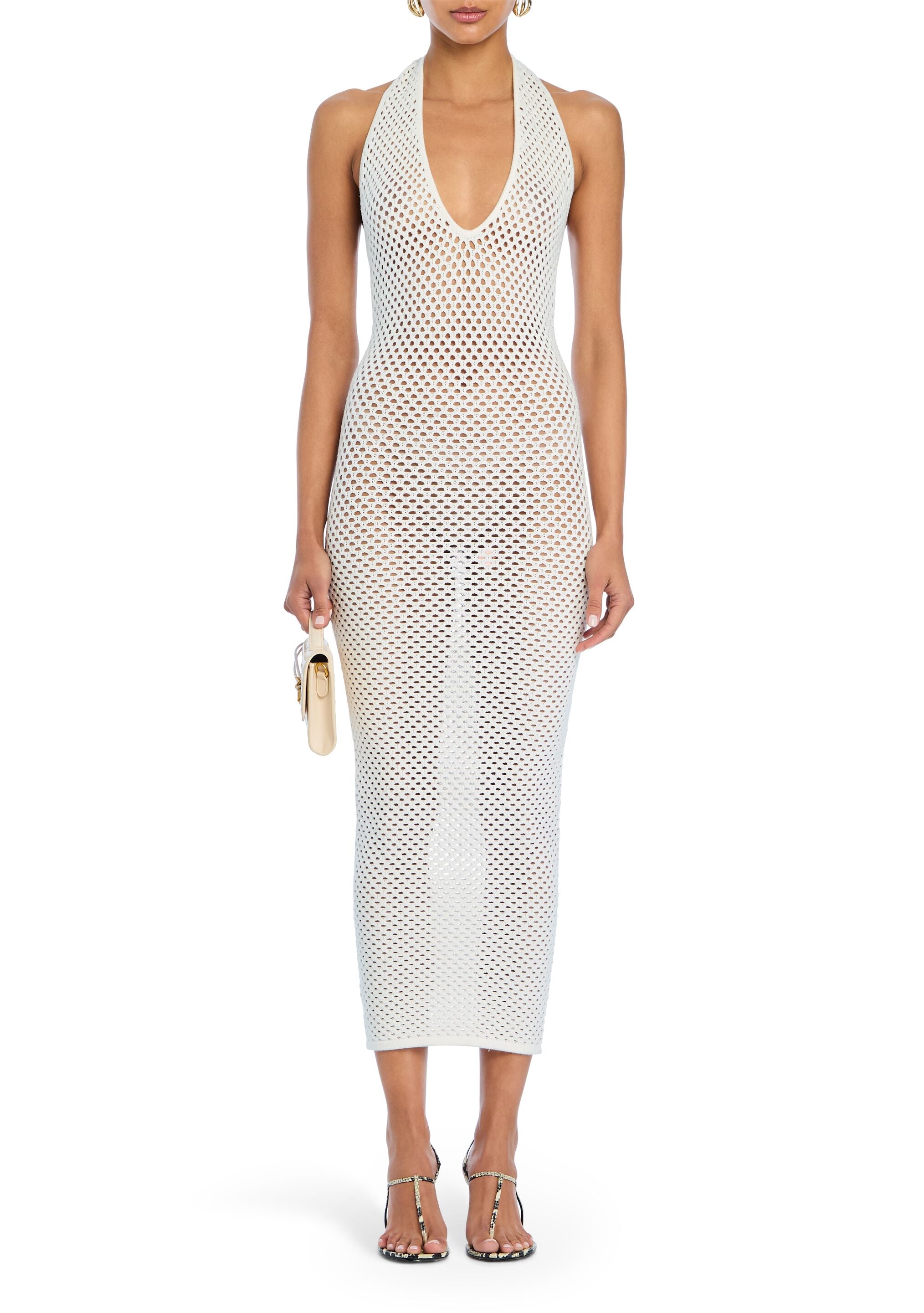 Mags Crochet Midi Dress – SER.O.YA