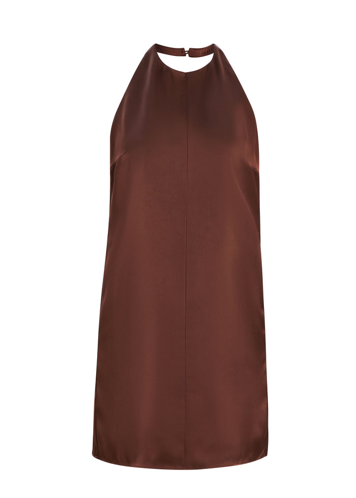 Riviera Halter Mini Dress