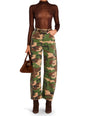 Marbel Mid Rise Barrel Jean