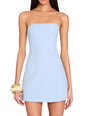 Poppi Heavy Crepe Strapless Mini Dress