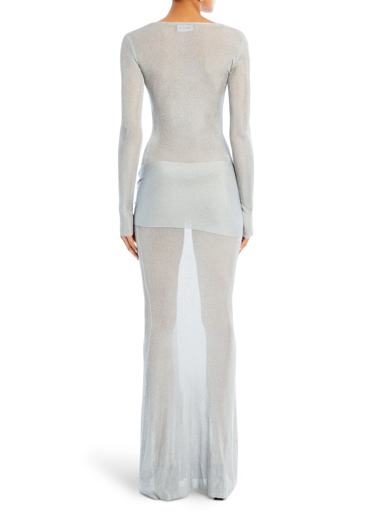Ashera Metallic Knit Dress – SEROYA