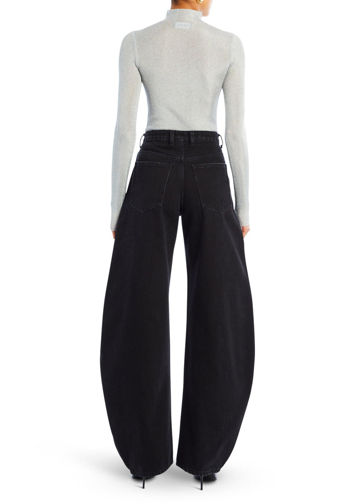 Avery Metallic Knit Top