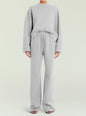 Front view of gray Calla Sweatshirt paired with matching drawstring sweatpants thumbnail image 5 of 5