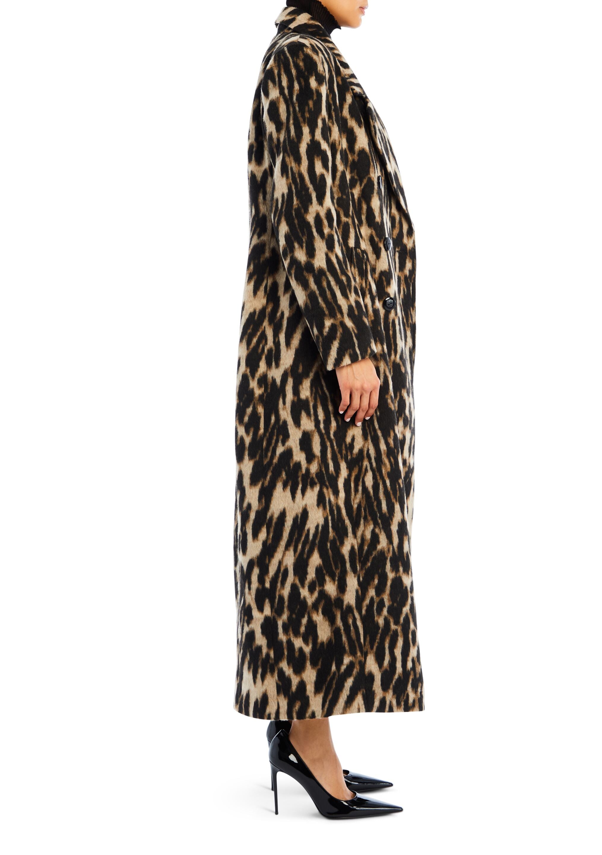 定価75,900円MASU 2021aw FUR PRINT GOWN COAT MASU(エムエーエスユー)のFur Print Gown Coatの通販｜PALETTE