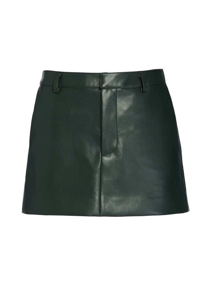 Emilia Vegan Leather Mini Skirt