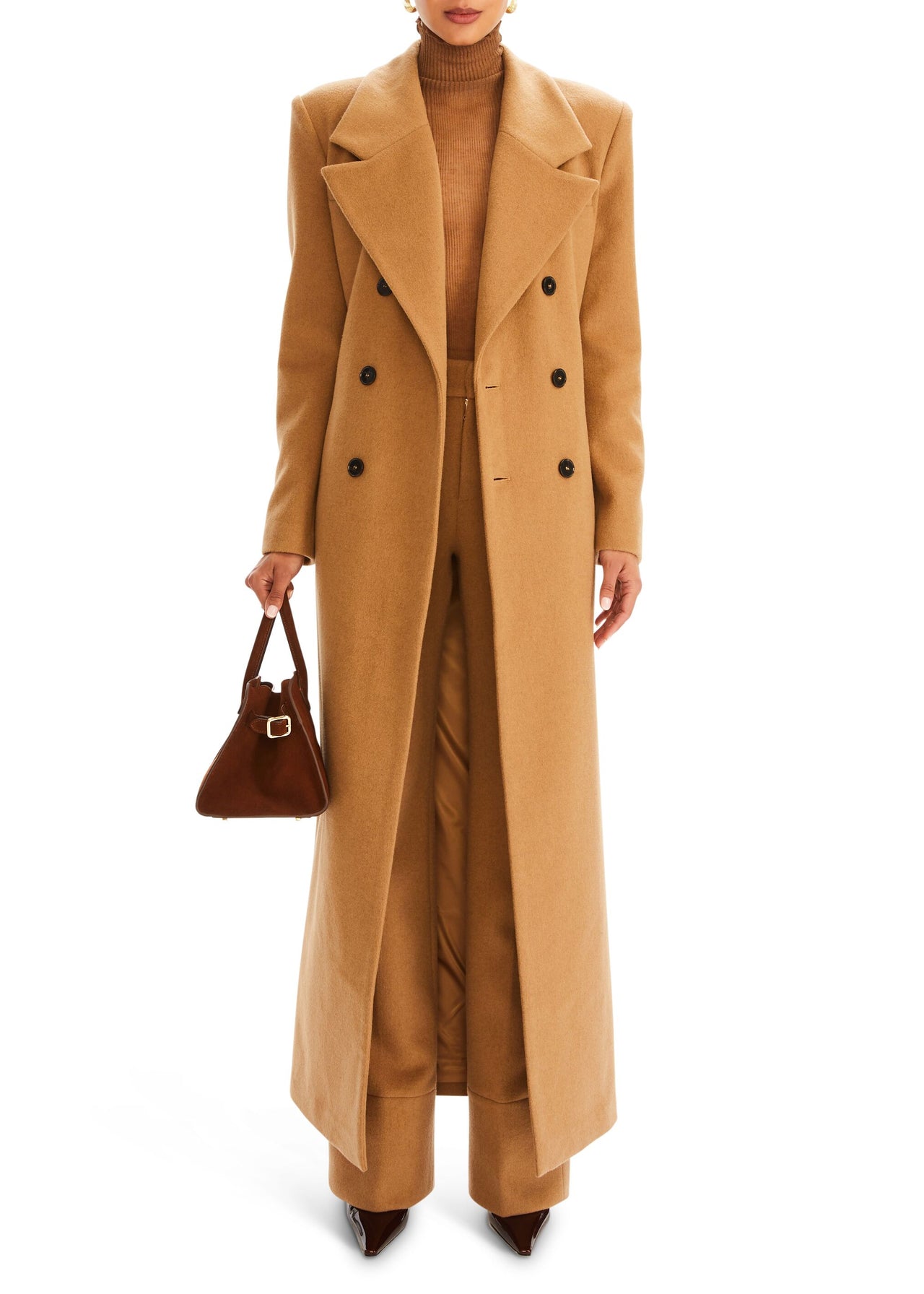 Lea - Latte Wool Coat