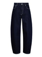 Marbel Mid Rise Barrel Jean