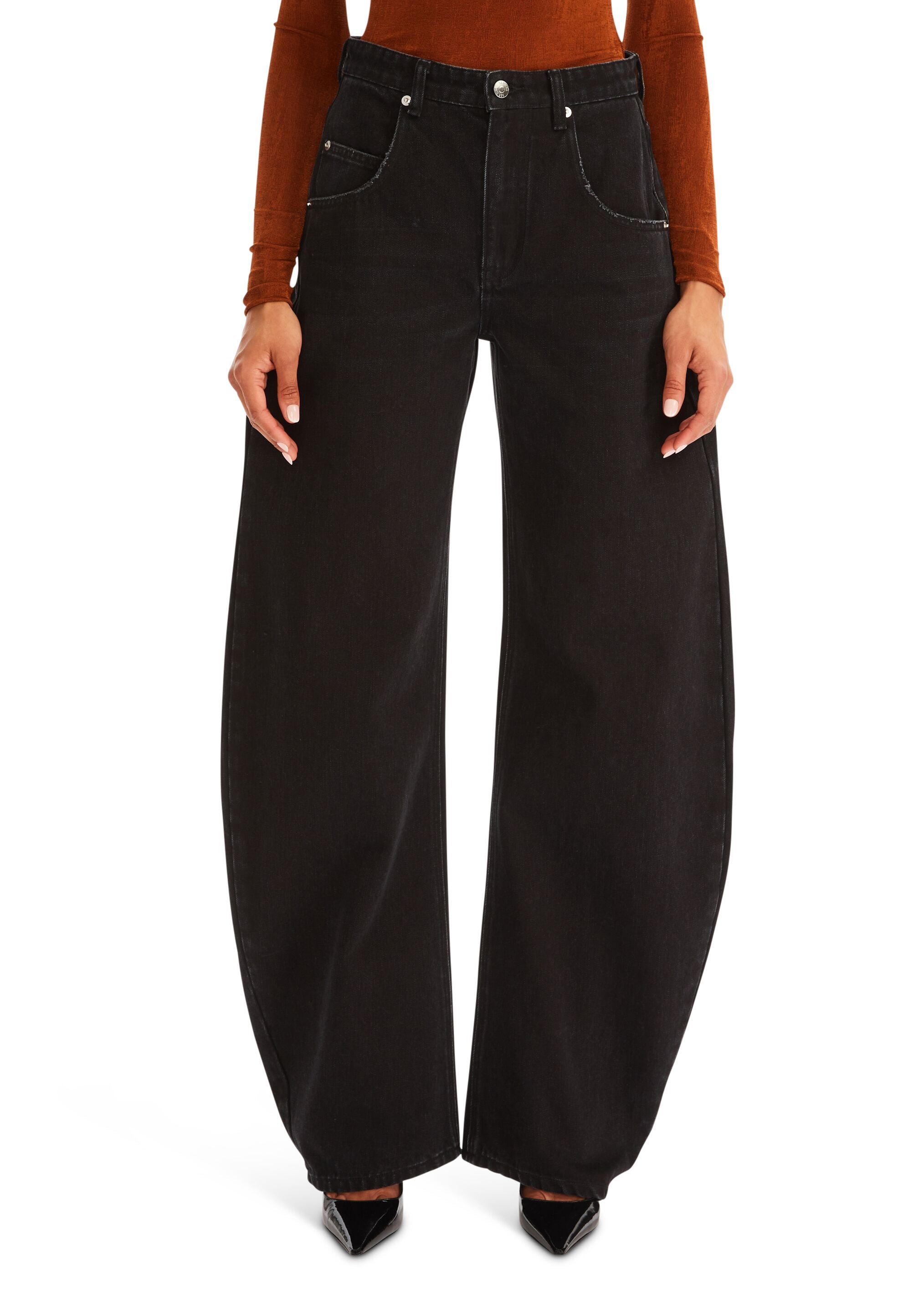 Roko　HOUGA jean frill belt HOUGA(ホウガ)のjean frill belt(black)(ベスト)の通販