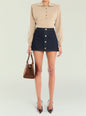 Beverly Denim Mini Skirt thumbnail image 5 of 5