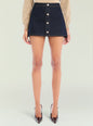 Beverly Denim Mini Skirt thumbnail image 1 of 5